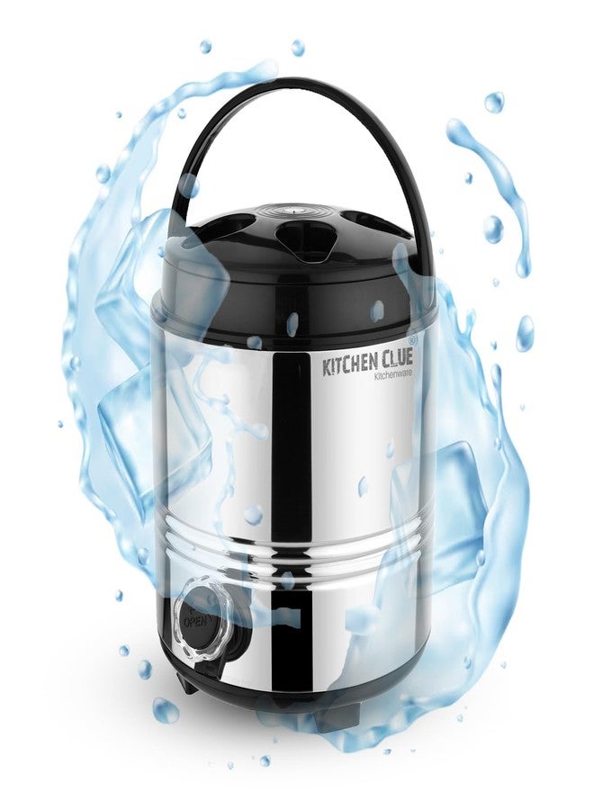 KITCHEN CLUE Aqua-5 Liter Stainless Steel Hot and Cold Water/Tea Containers for All Season I PUF Insulated Thermosteel Hot Water/Tea Flask with Leak-Proof Tap I Spill-Proof I Easy to Carry Handle - Image 5